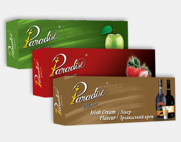 Серия упаковок для кальянного табака «Paradise»